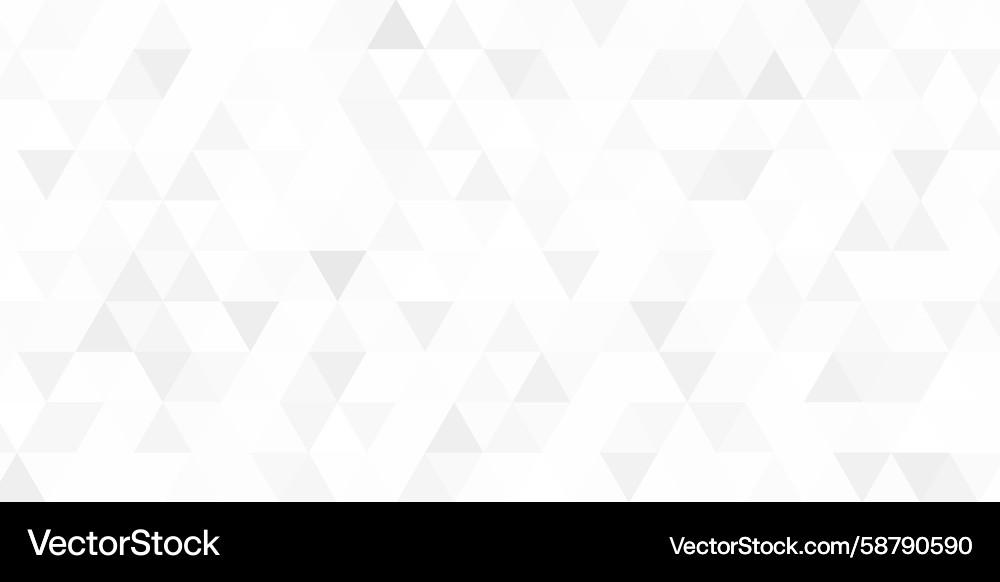 White pattern triangle abstract background gray Vector Image