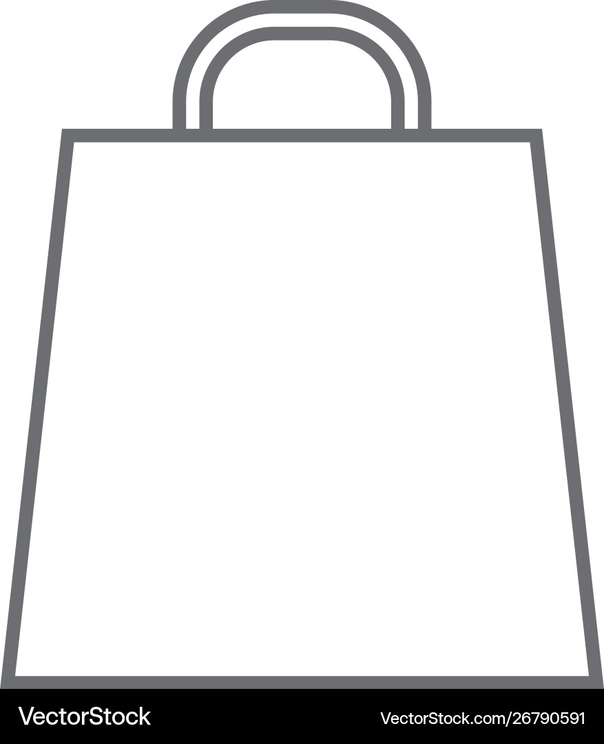 Bag for going shopping icon simple element from Bag for going shopping icon simple element from vector image