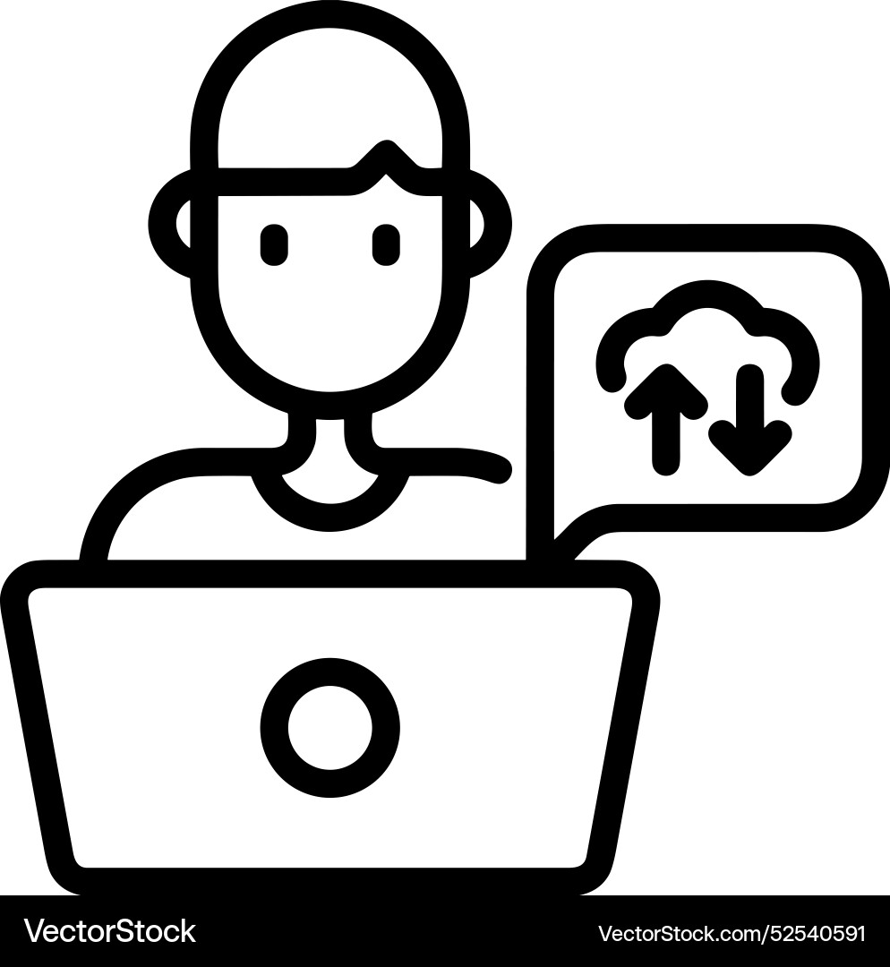 Cloud-Speichersymbol-Bild des Hostings Cloud-Speichersymbol-Bild des Hostings vektorbild