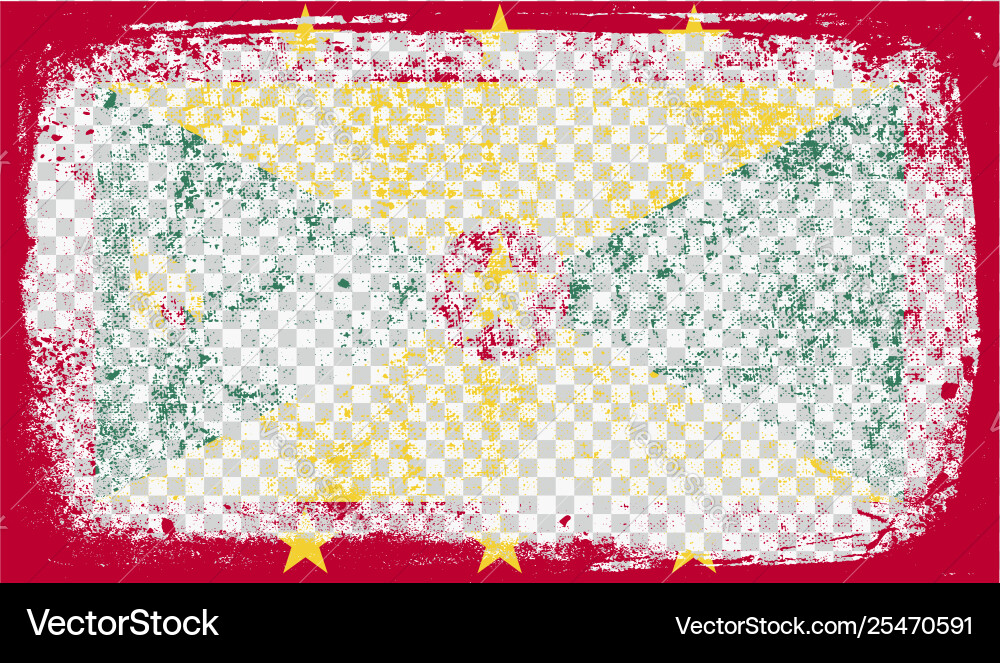 Grounge-styled flag Grounge-styled flag vector image