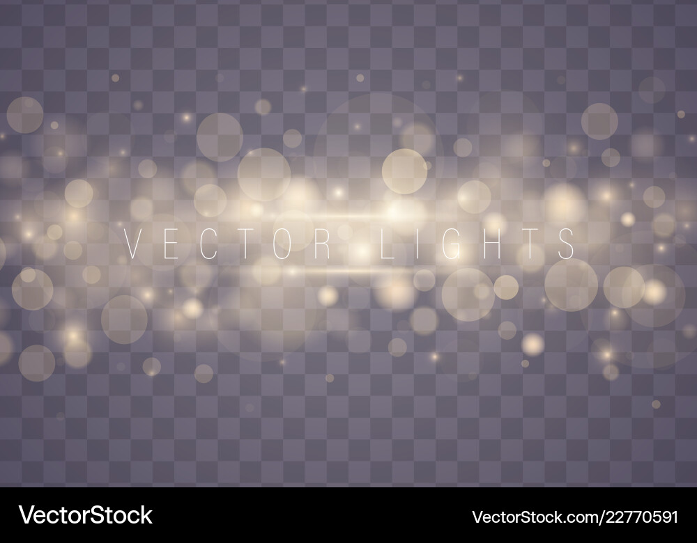 Light abstract bokeh Vector Image