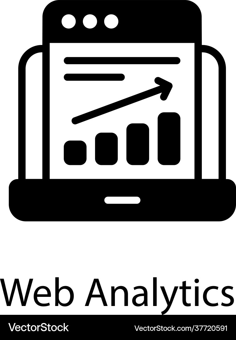 Web analytics Vector Image