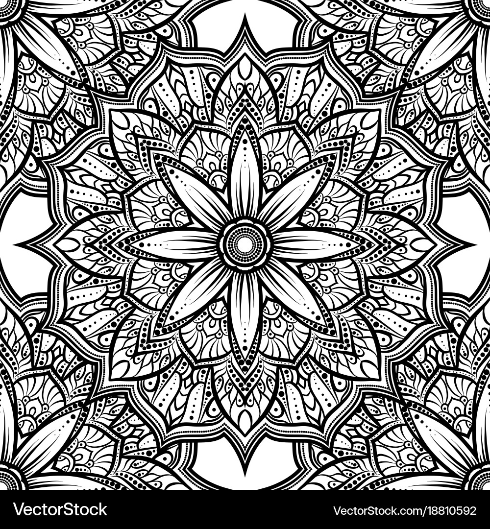 Abstract seamless pattern vector image