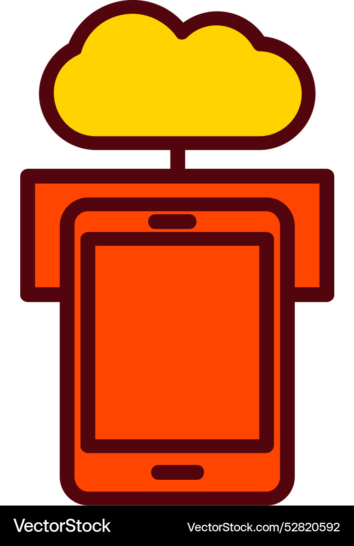 Cloud networking icon design Vector Image