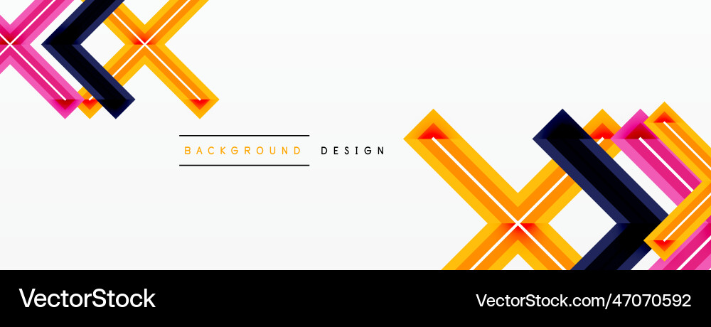 Cross line background minimal geometric template Cross line background minimal geometric template vector image