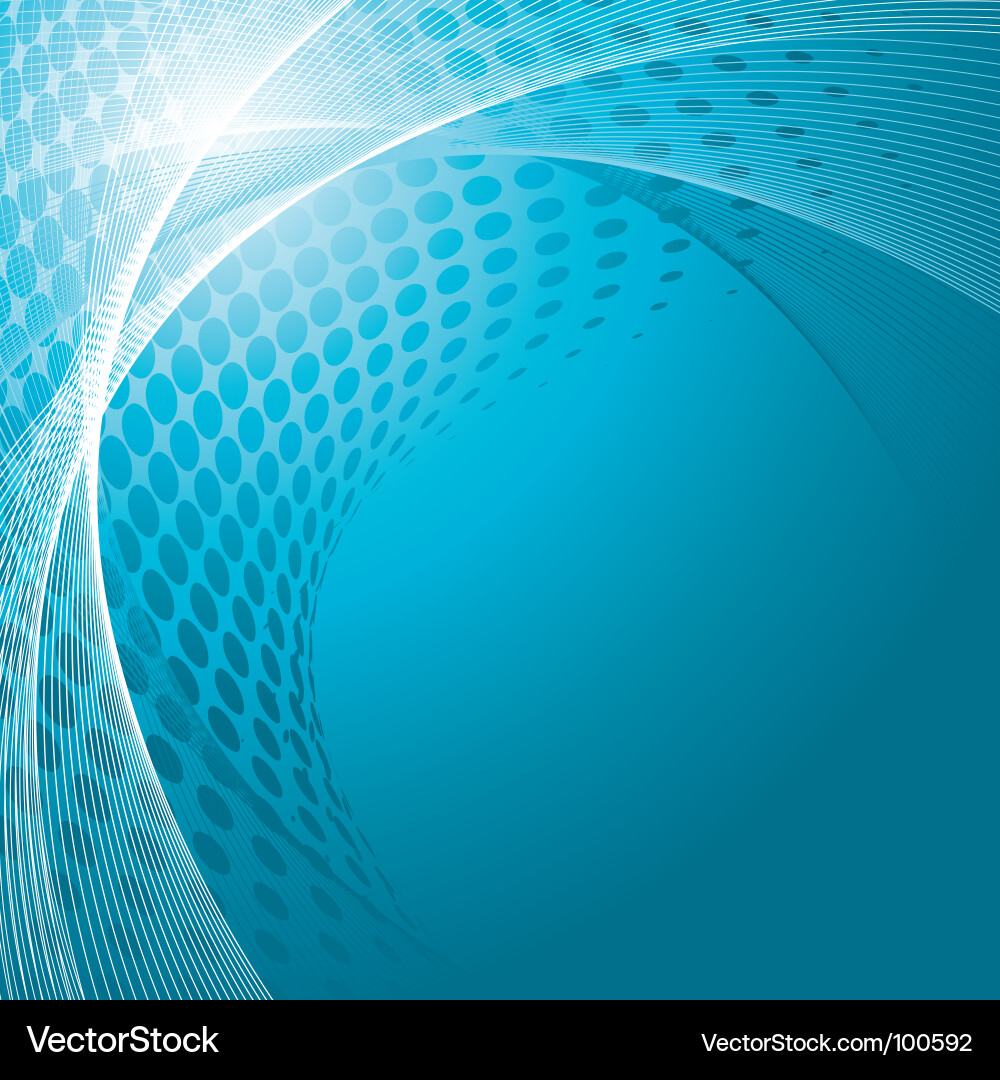Dynamic Blue Abstract Background vector image