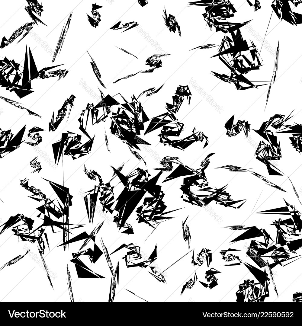 Geometric pattern of chaotic random shapes rough Geometric pattern of chaotic random shapes rough vector image