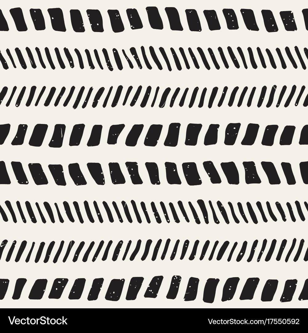Hand drawn style seamless pattern abstract Vector Image