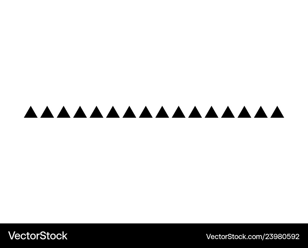 Modern Angular Line Divider Vector Image