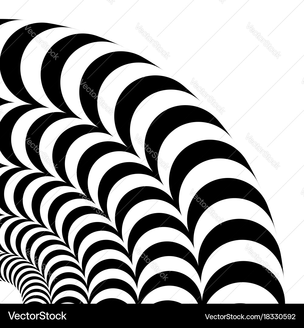 Nested Striped Pattern vector image