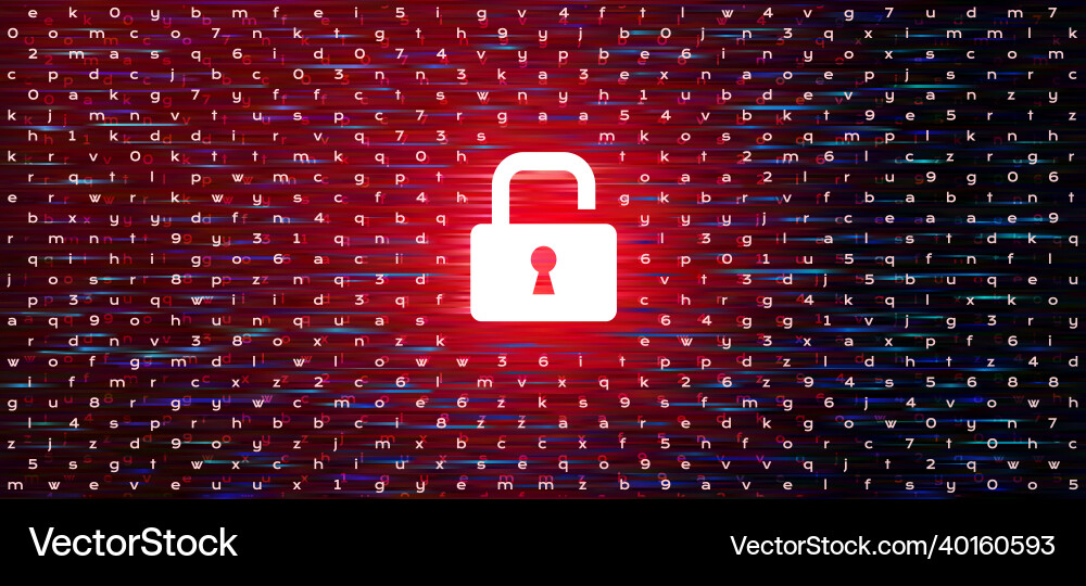 Cyber security and hacking concept background Cyber security and hacking concept background vector image