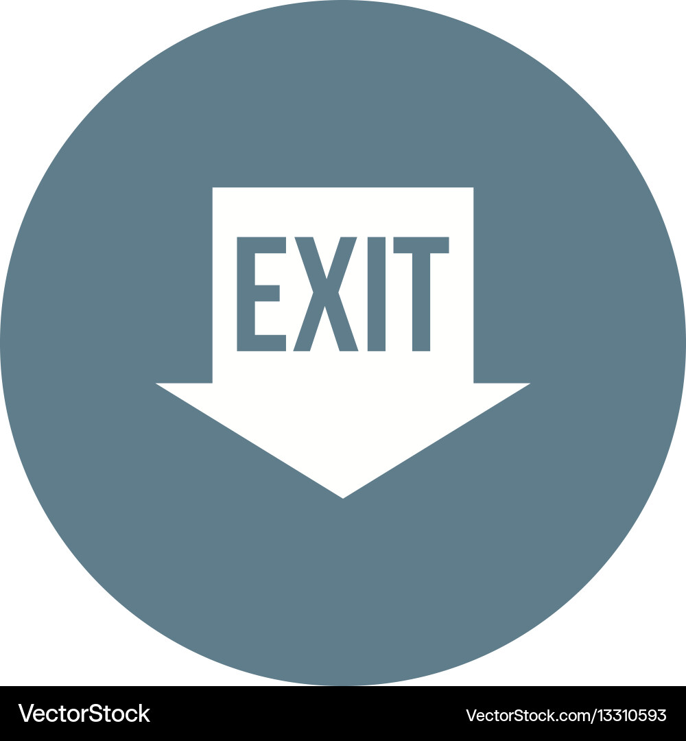 Exit vector image