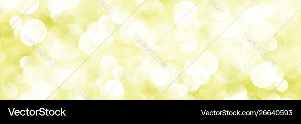 Soft bright abstract bokeh banner Soft bright abstract bokeh banner Vector Image