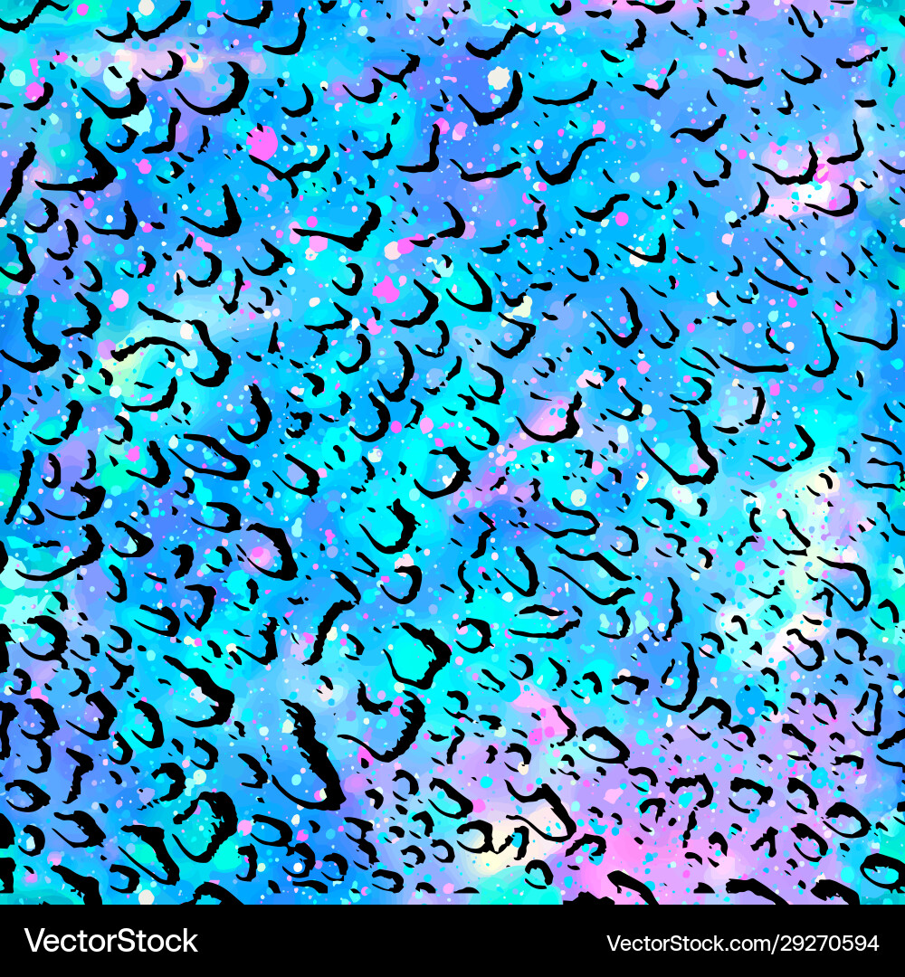 Abstract Color Raindrops Pattern vector image