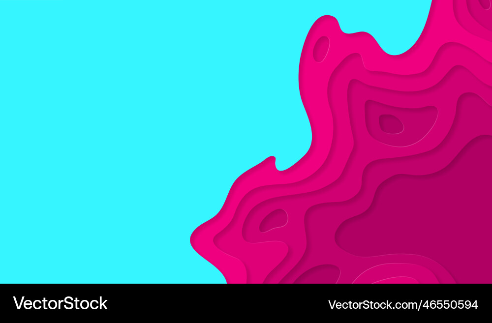 Abstract multi layers effect 3d papercut gradient Abstract multi layers effect 3d papercut gradient vector image