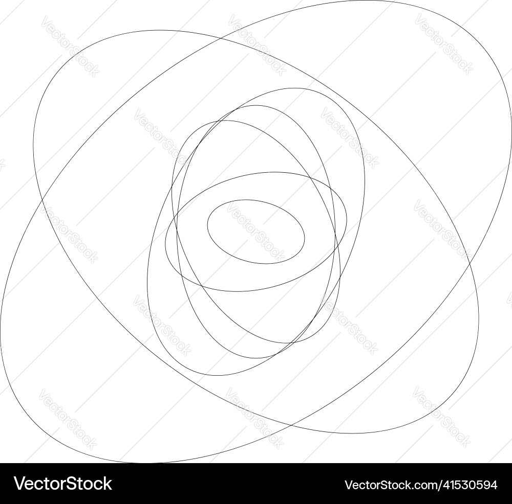 Abstract random circles geometric circular element Abstract random circles geometric circular element vector image