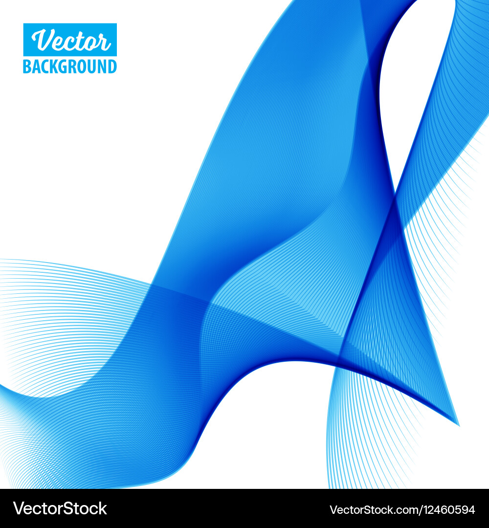 Abstract smooth color wave Vector Image