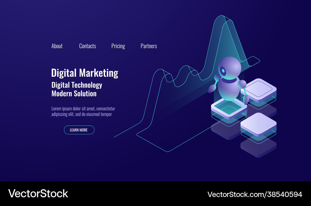 Automation software artificial intelligence Automation software artificial intelligence vector image
