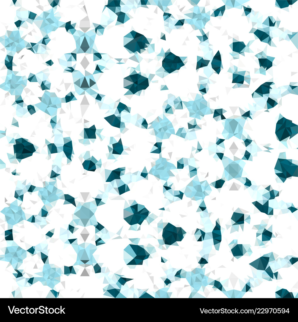 Blue triangular low poly mosaic abstract pattern Blue triangular low poly mosaic abstract pattern vector image