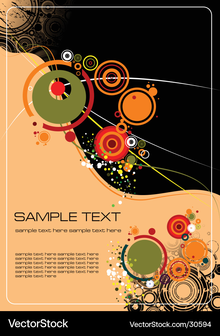 Dynamic Color Splash Background vector image