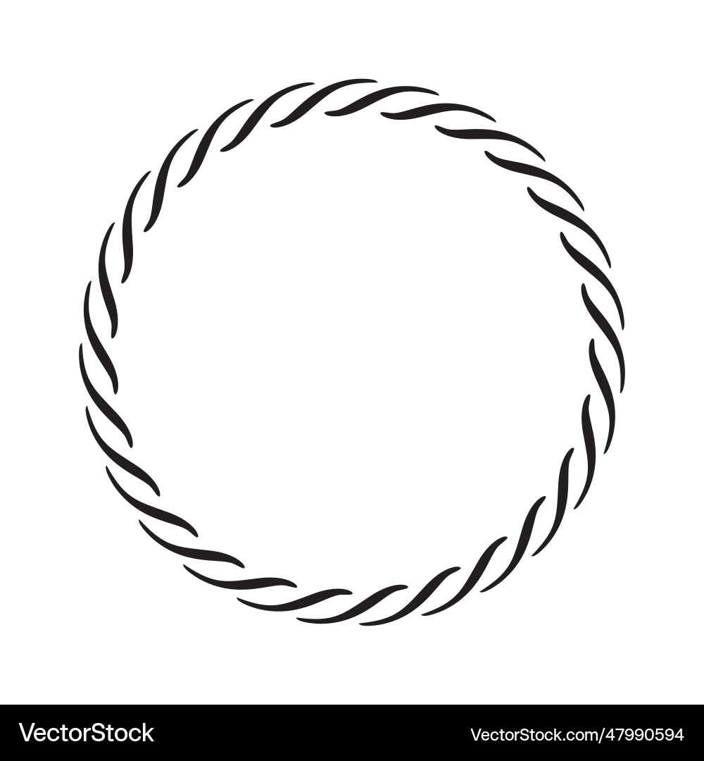Floral scandi wreath in quirky style Floral scandi wreath in quirky style vector image