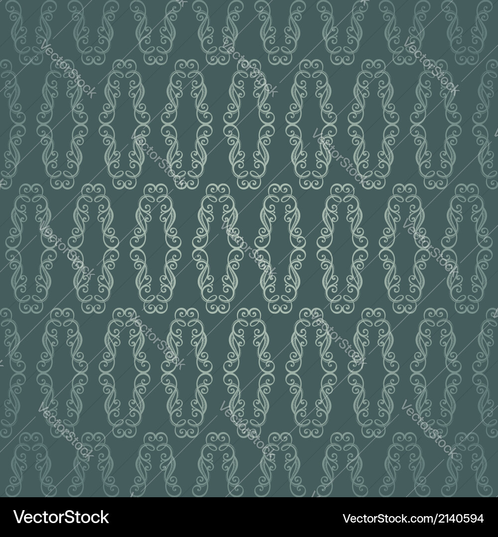 Ornate Scroll Pattern Vector Image