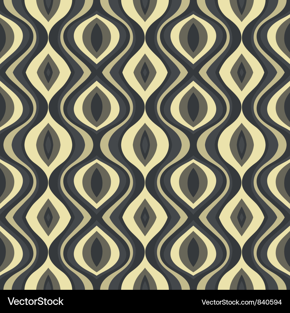 Retro Geometric Pattern Vector Image