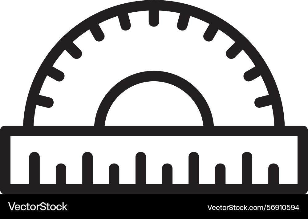 Scale linear style icon design Vector Image