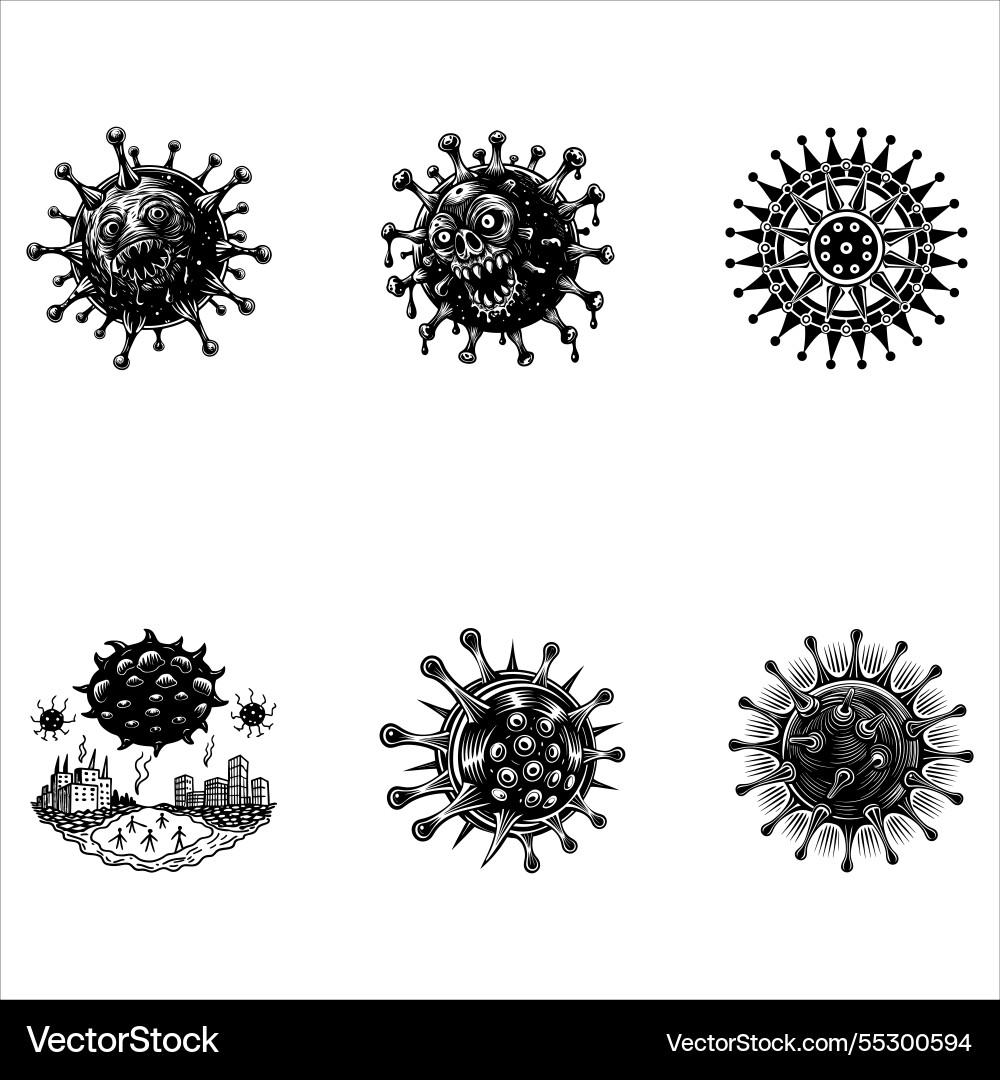 Virus Virus vector image