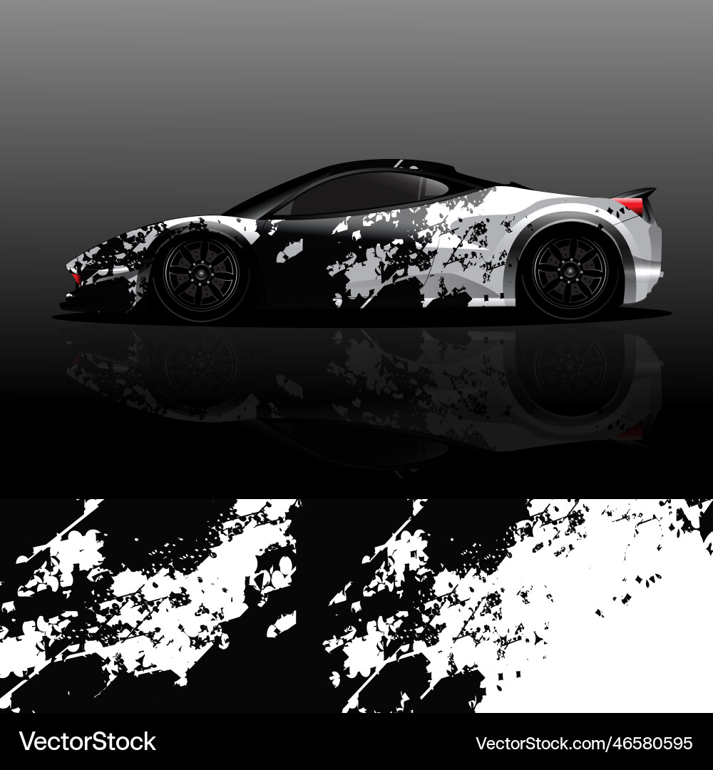 Car wrap designs Vector Image