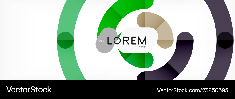 Circular lines design background Vector Image