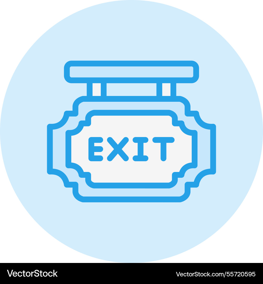 Exit icon design Vector Image