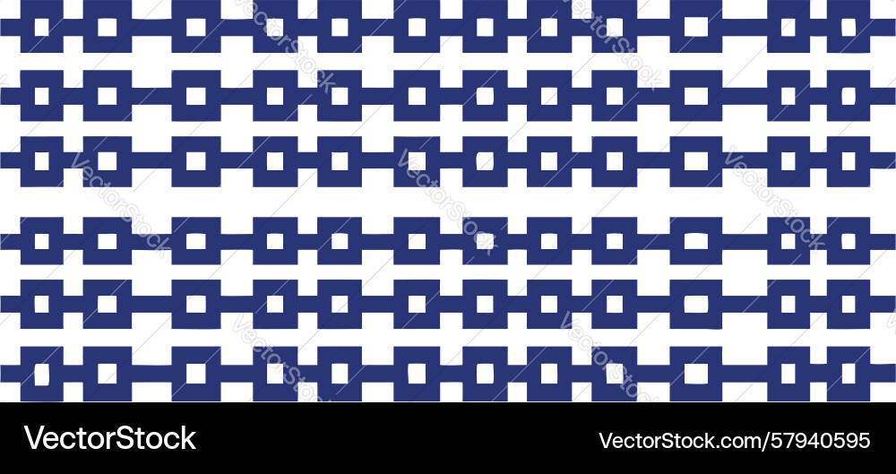 Modern Chain Link Pattern vector image