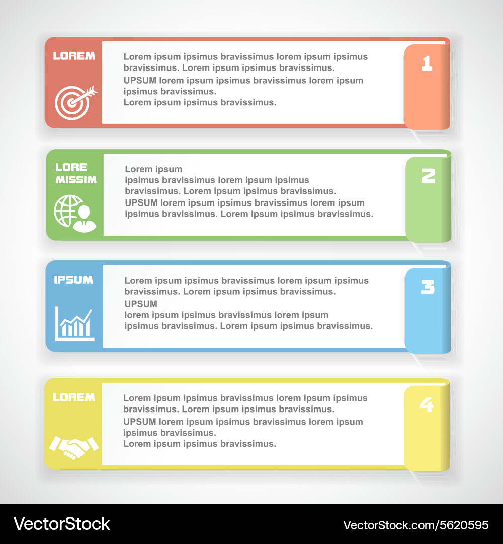 Modern soft color design template Vector Image