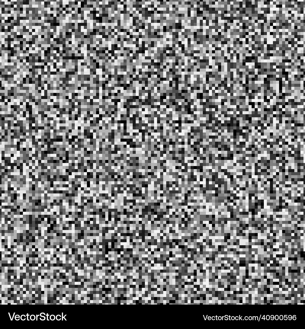 Abstract white to black pixels seamless pattern Abstract white to black pixels seamless pattern Vector Image