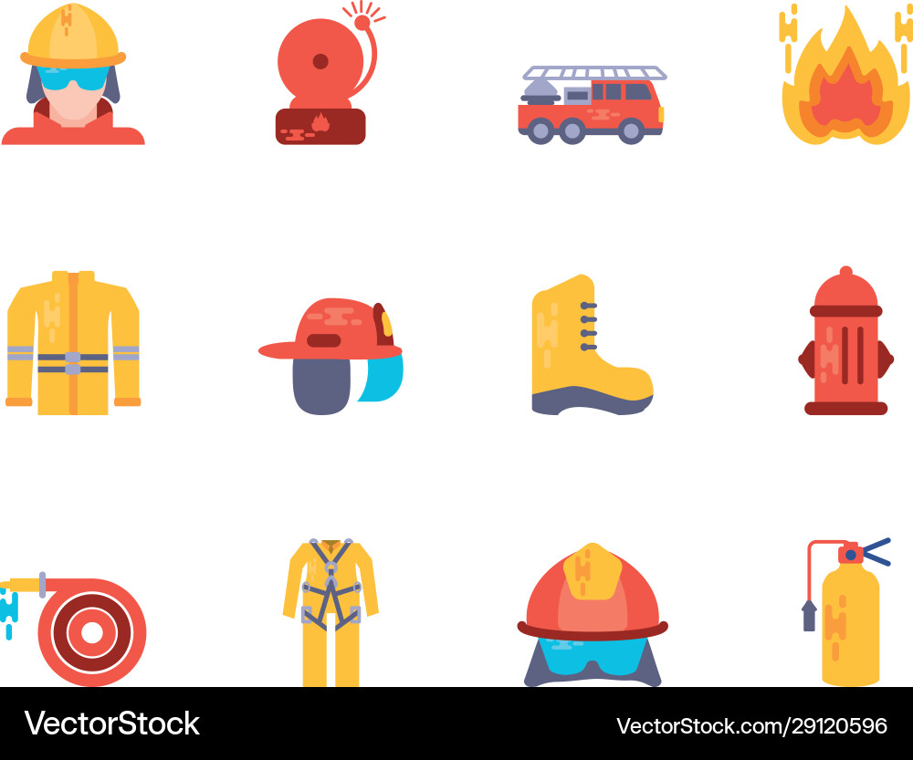 Emergency icon set design vector image