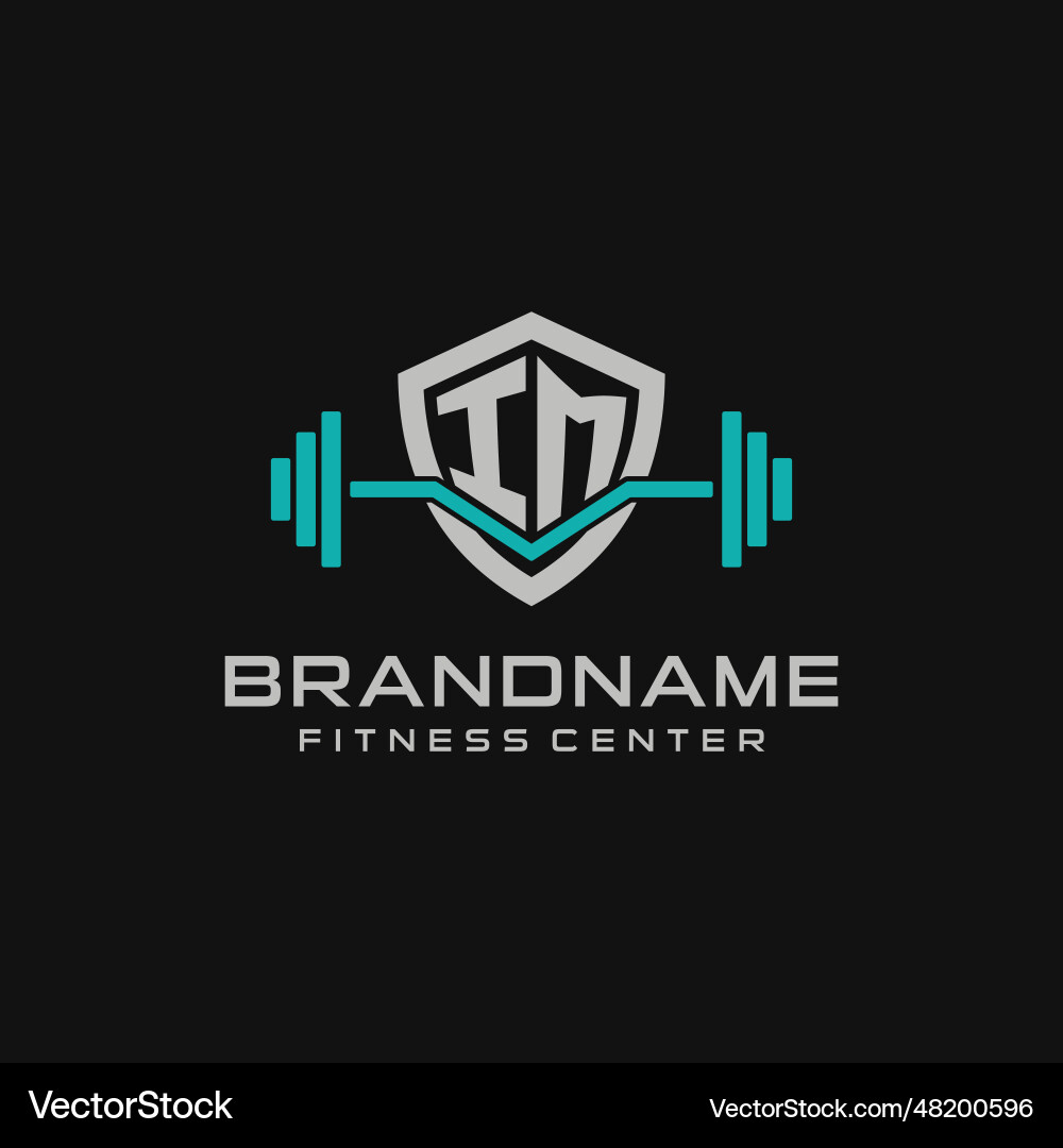 Kreativer Buchstabe im Logo-Design für Fitness oder Fitness Kreativer Buchstabe im Logo-Design für Fitness oder Fitness vektorbild