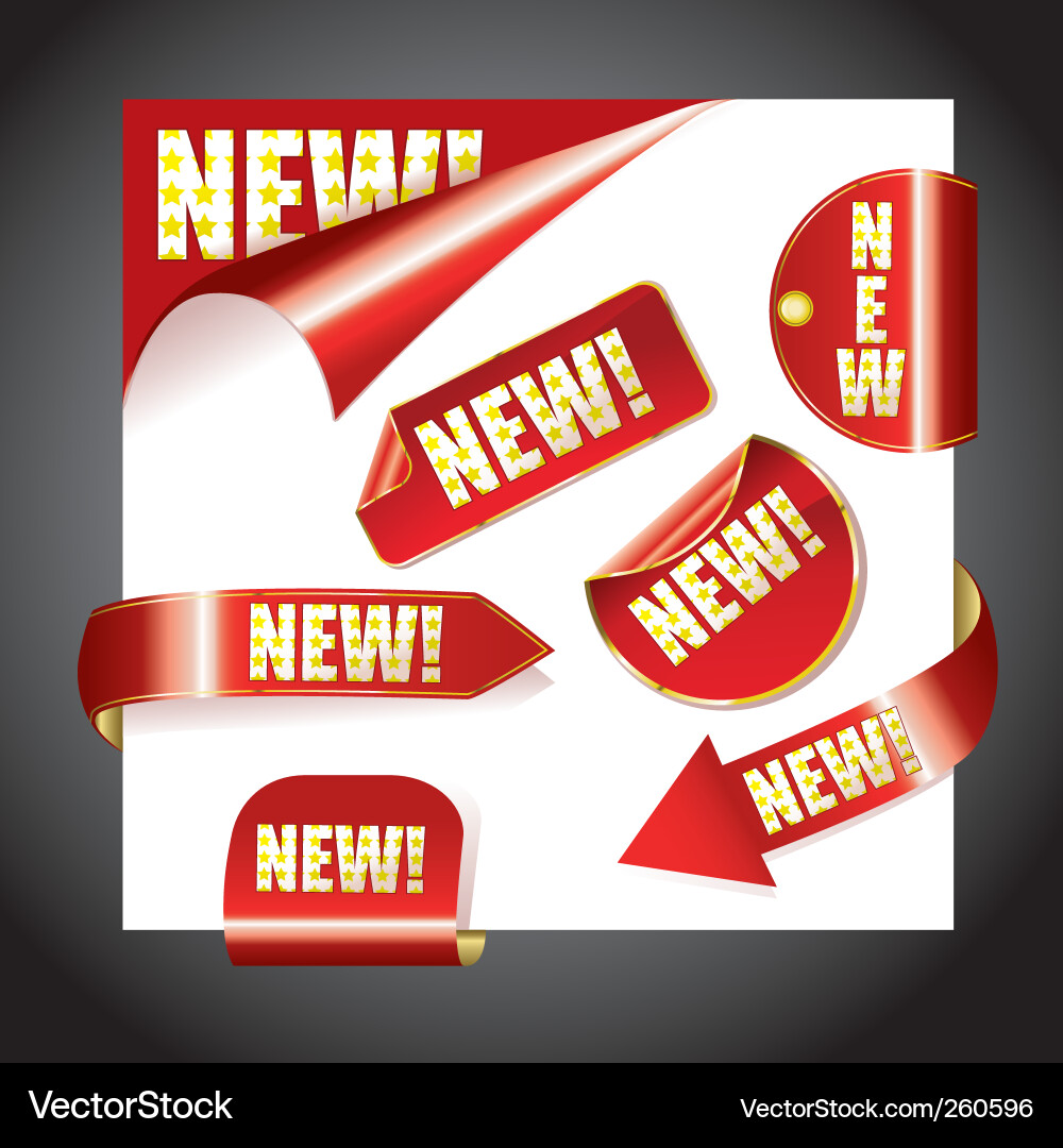 New Concepts & Elements Vector Image