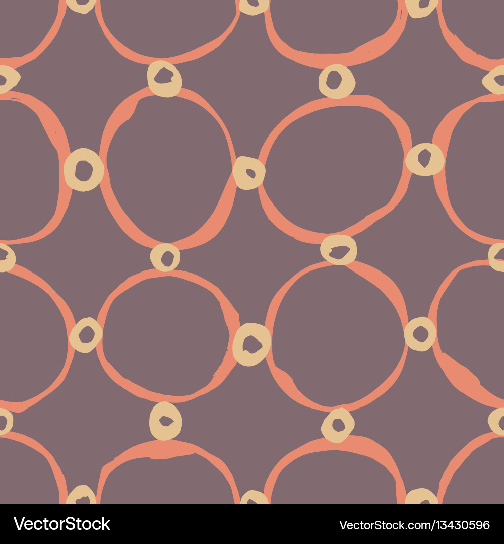 Sketchy Circle Pattern vector image