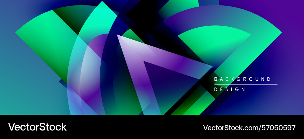 Abstract geometric shapes overlap creating Abstract geometric shapes overlap creating vector image