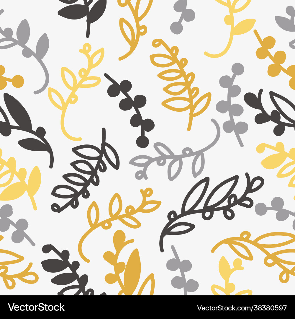 An endless pattern twigs An endless pattern twigs vector image