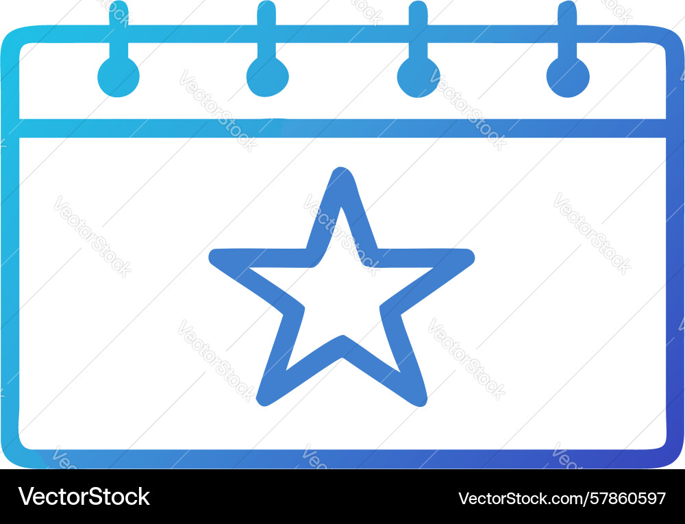 Calendar with incomplete tasks icon for pending Vector Image