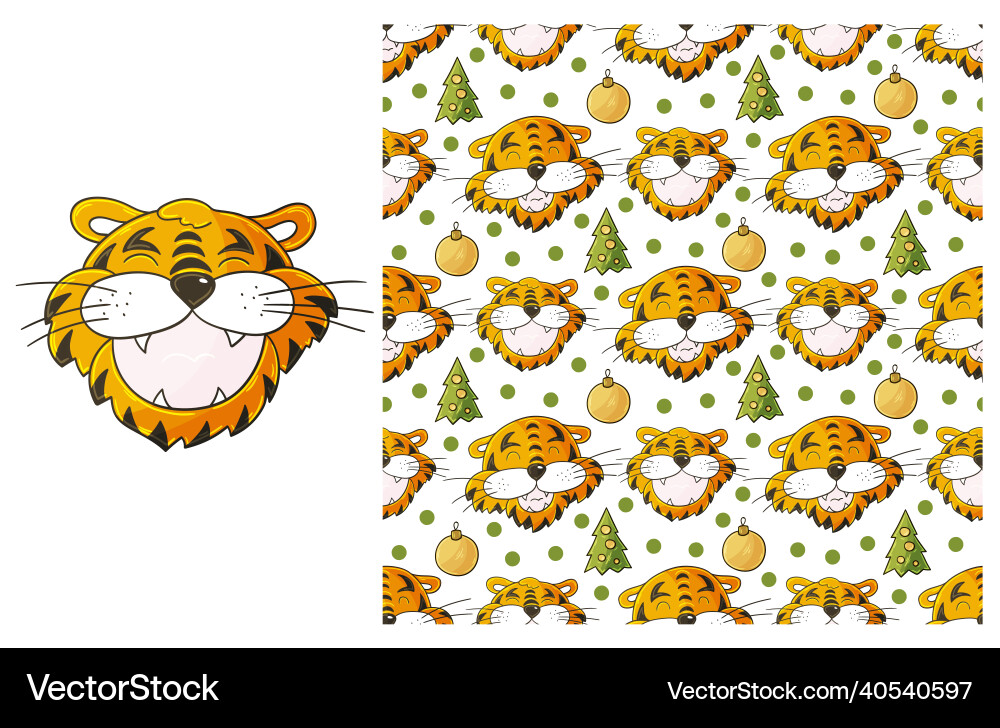 Cute set of element and seamless pattern ideal Cute set of element and seamless pattern ideal vector image