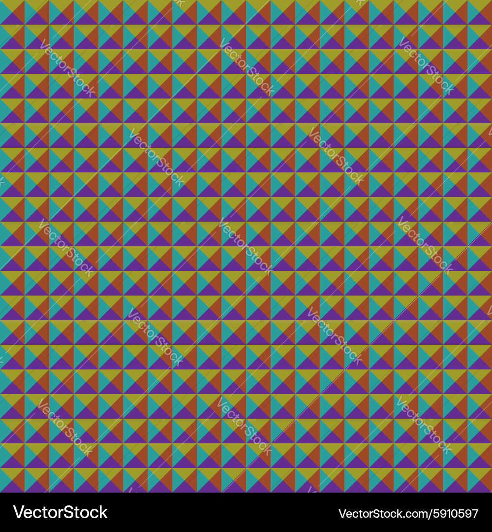 Geometric Triangle Pattern Vector Image