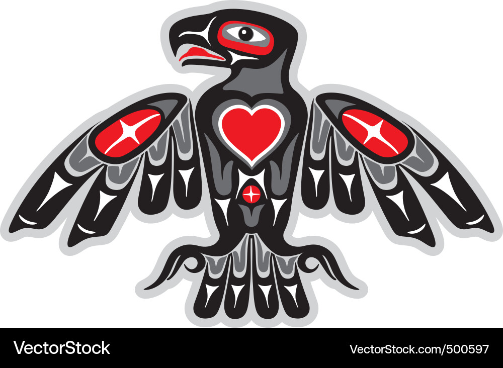 Indian eagle Royalty Free Vector Image - VectorStock
