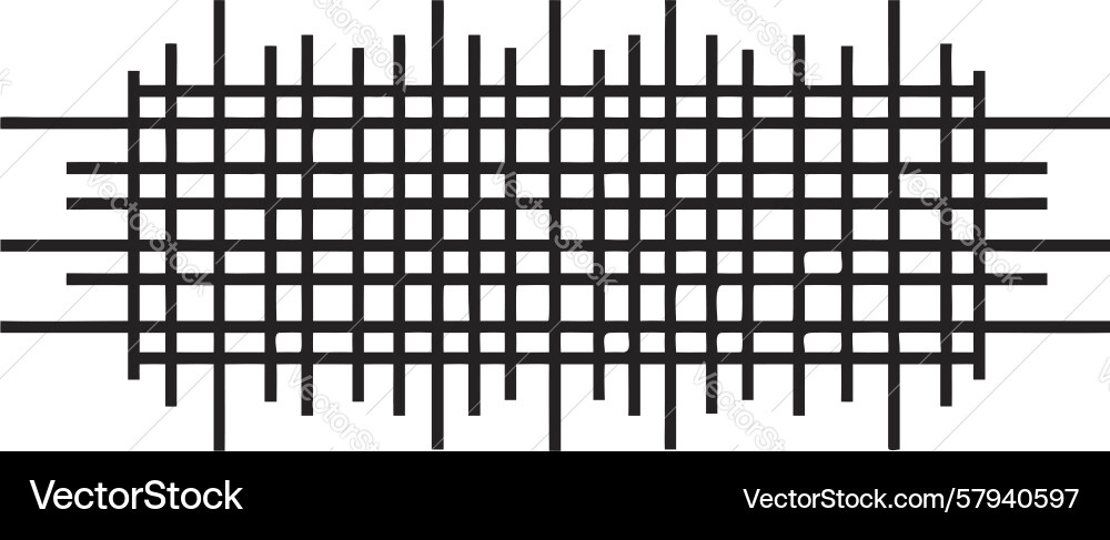 Intersecting Line Grid Pattern Vector Image