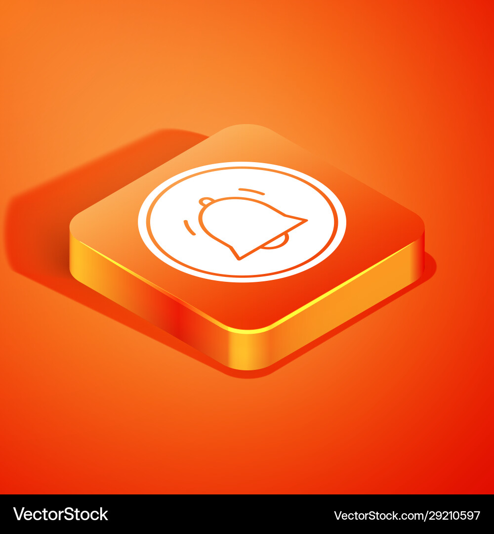 Isometric circle button and chat notification icon Isometric circle button and chat notification icon vector image