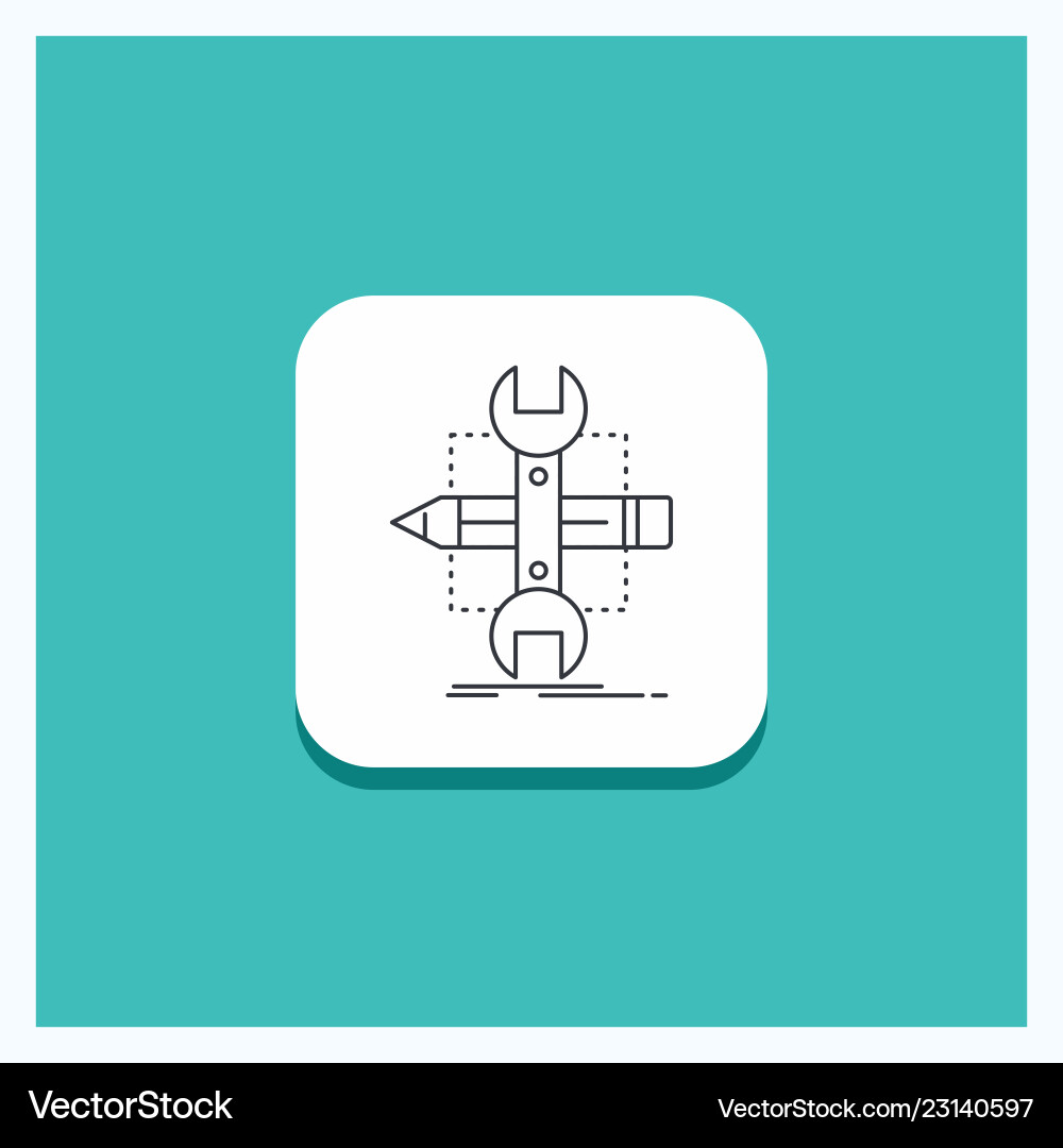 Round button for build design develop sketch Round button for build design develop sketch vector image