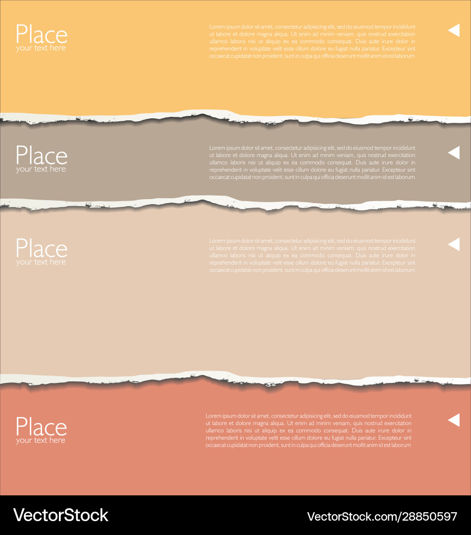 Torn paper background with space for text 12 Torn paper background with space for text 12 vector image