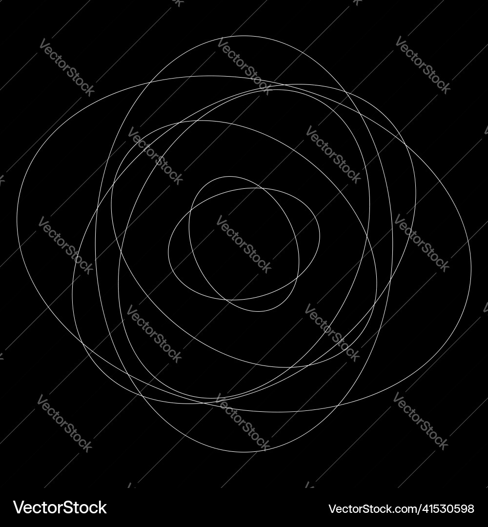 Abstract random circles geometric circular element Abstract random circles geometric circular element vector image